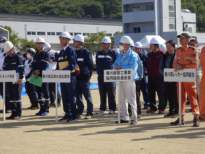 令和７年度 香川県総合防災訓練（令和7年11月8日 琴平町にて）