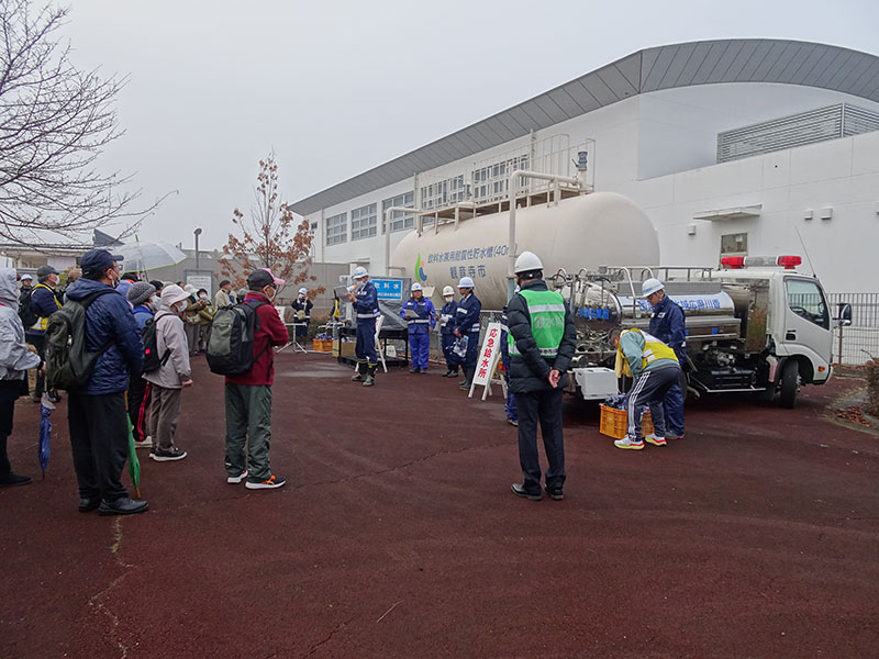 令和７年度 香川県広域水道企業団危機対策訓練（令和7年12月21日 観音寺市防災ひろばにて）